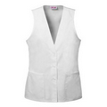 Cherokee Fashion Solids Lace Trimmed Vest